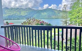 Ferienwohnung Strandbad - Alpen Popart Am See