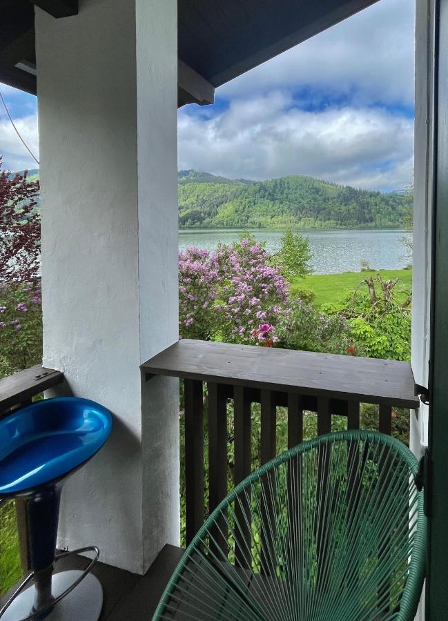 Ferienwohnung Strandbad - Alpen Popart Am See Schliersee Buitenkant foto